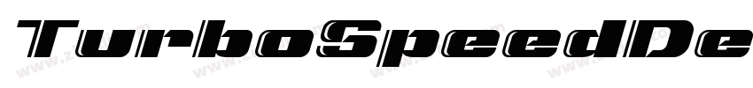 TurboSpeedDemo Itali字体转换